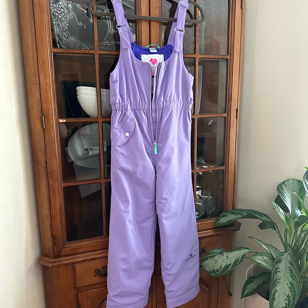 Obermeyer Lavender Adjustable Ski Bib Pants